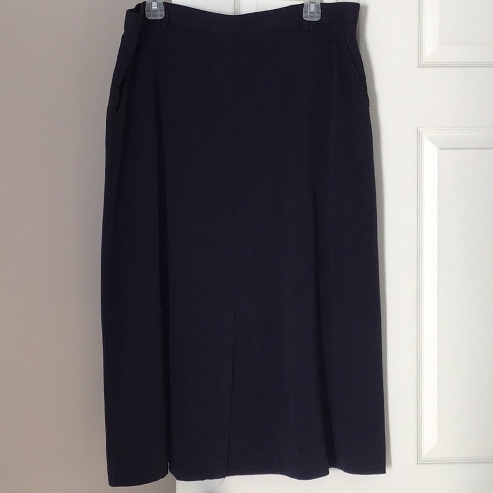 Navy skirt